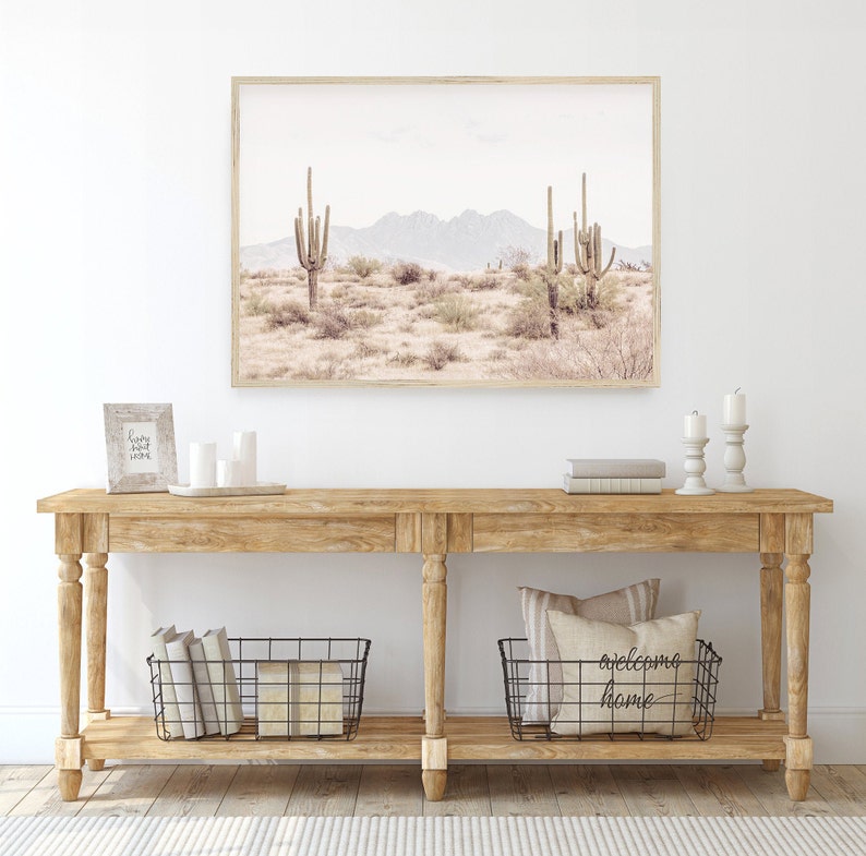 Arizona Desert Print, Four Peaks Photo, Southwestern Wall Art,Desert Landscape Print,Printable Wall Art,Wilderness Poster,Desert Photography image 3