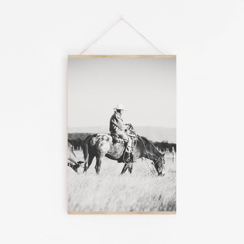 Cowboy Print Western Decor Southwestern Wall Art Western | Etsy