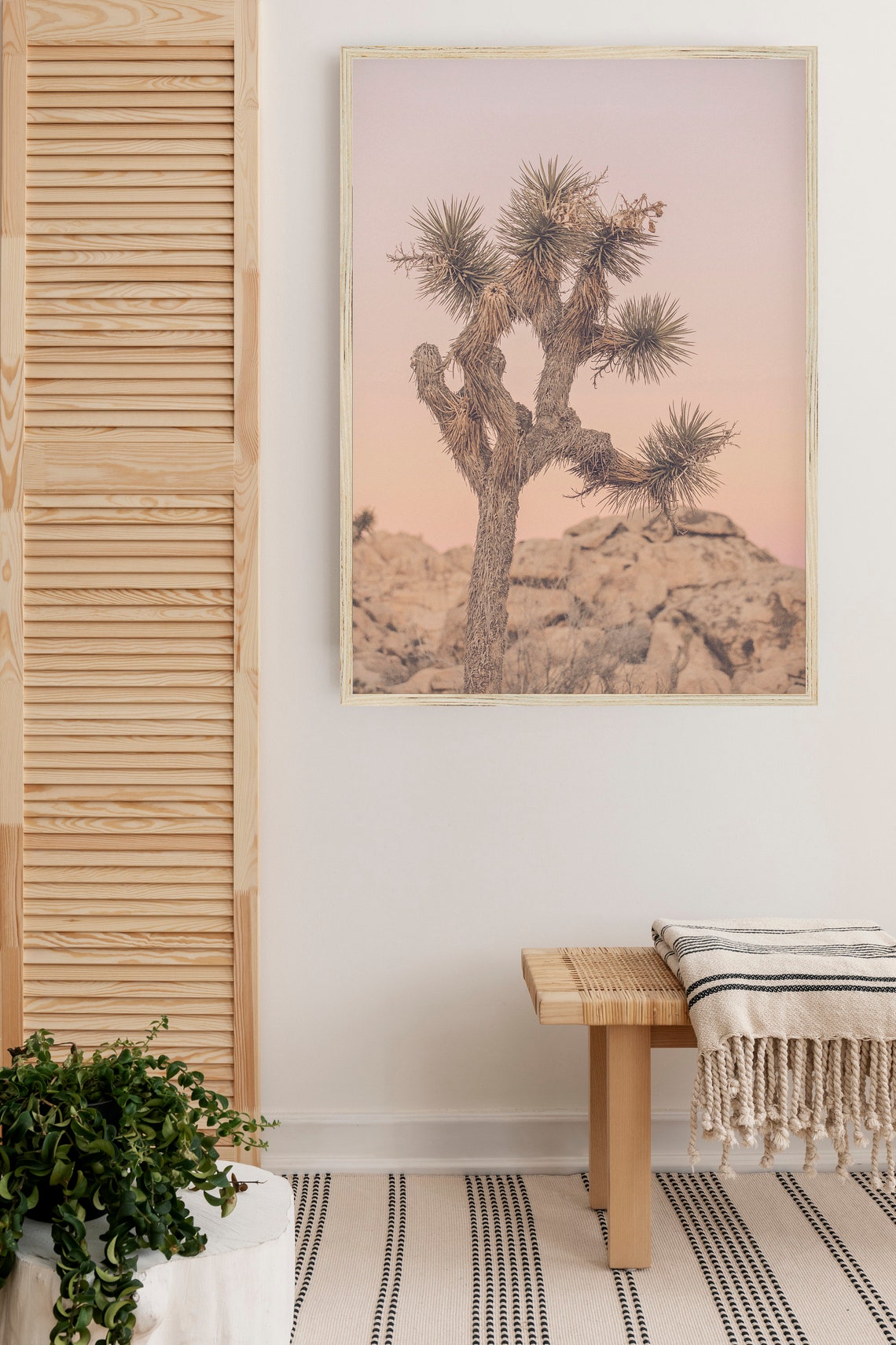 Sunset Joshua Tree Print Printable Wall Art Joshua Tree Etsy