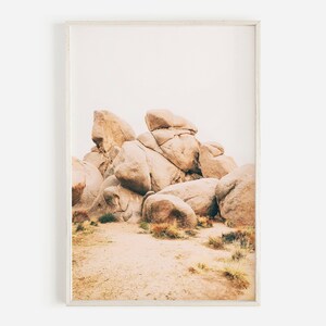 Boho Desert Landscape Print Arizona Desert Travel Poster Southwestern Decor Instant Download Dorm Wall Art Desert Aesthetic image 1