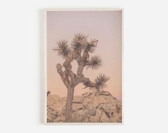Sunset Joshua Tree Print, Printable Wall Art, Joshua Tree, Joshua Tree Wall Art, Bohemian Wall Art, California Desert Print,Desert Printable