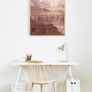 Grand Canyon Print, Arizona Desert Wall Art, Canyon Walls Photography, Boho Wall Decor, Southwestern Decor,Desert Wall Art,National Park Art image 3