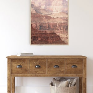 Grand Canyon Print, Arizona Desert Wall Art, Canyon Walls Photography, Boho Wall Decor, Southwestern Decor,Desert Wall Art,National Park Art image 2