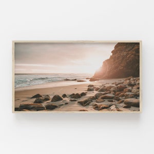 Samsung Frame TV Art, La Jolla Cove Print, La Jolla California, California Beach Tv, California Art for Frame TV, La Jolla Beach Tv Decor