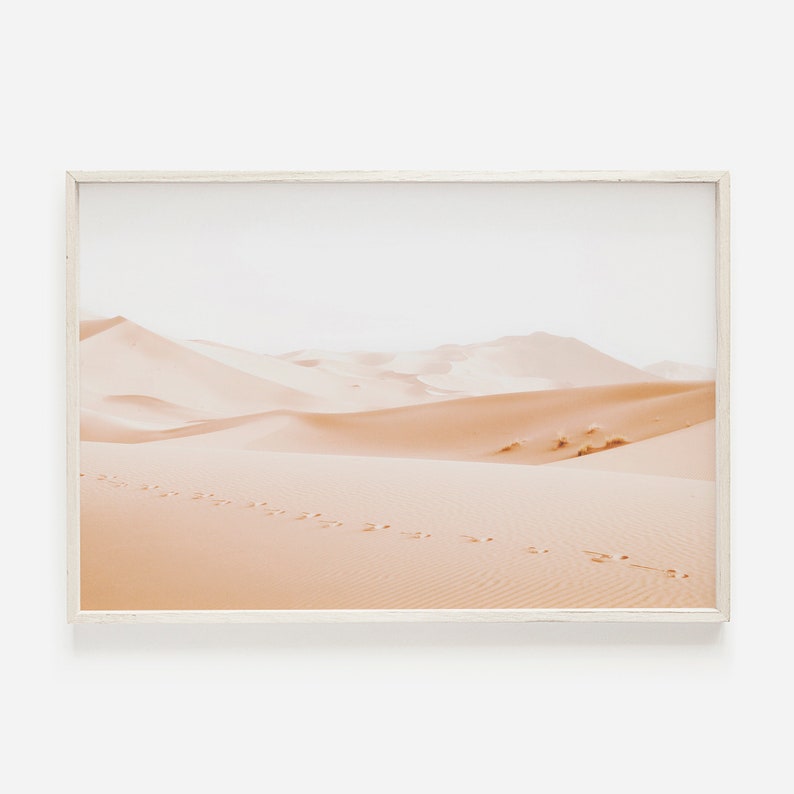 Sand Dunes Print, Desert Sand Print, Moroccan Decor, Large Printable Poster, Boho Wall Art Prints, Desert Wall Art, Trendy Art, Instant Art image 1