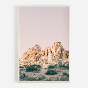 Pastel Desert Print, Pink Desert Print, Instant Art, Mountains Poster, Desert Wall Art, Arizona Desert Photography, Pastel Wall Decor