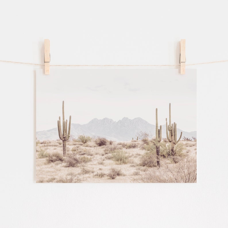 Arizona Desert Print, Four Peaks Photo, Southwestern Wall Art,Desert Landscape Print,Printable Wall Art,Wilderness Poster,Desert Photography image 6