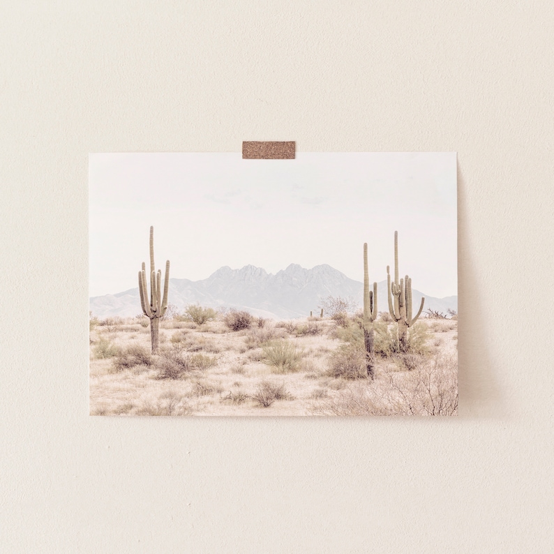 Arizona Desert Print, Four Peaks Photo, Southwestern Wall Art,Desert Landscape Print,Printable Wall Art,Wilderness Poster,Desert Photography image 2