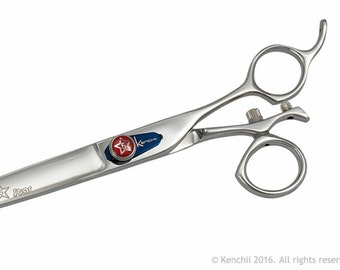 Kenchii Five Star Swivel 8.0 Shears - Choose Straight, Curved, Thinner, or Set