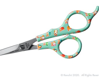 Kenchii Pets - Happy Puppy Home or Professional Dog Grooming Shears / Scissors 5.5 or 6.5