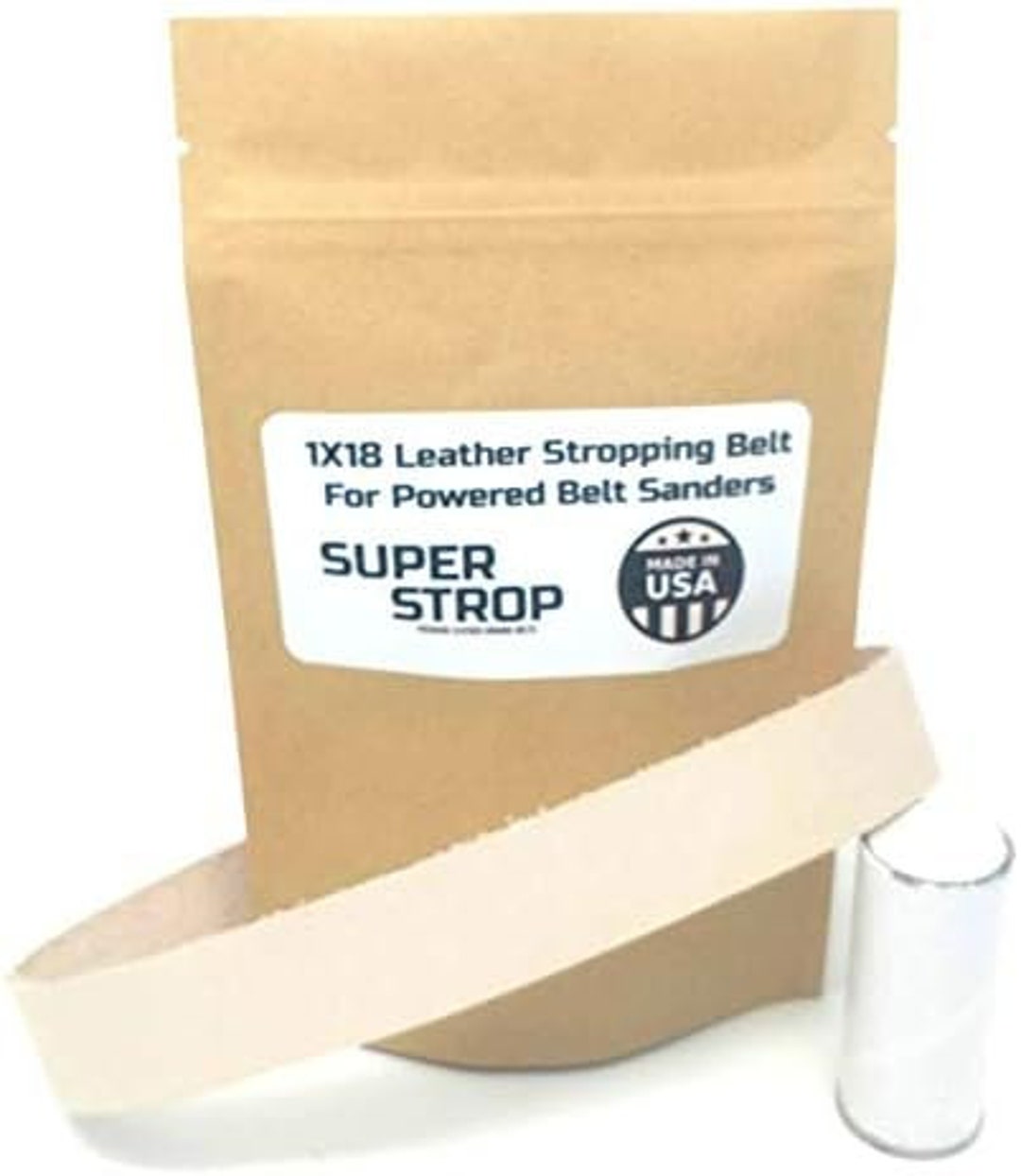 1X30 inch Assorted Belt Kit with Super Strop Leather Honing Polishing Belt  Buffing Compound Included