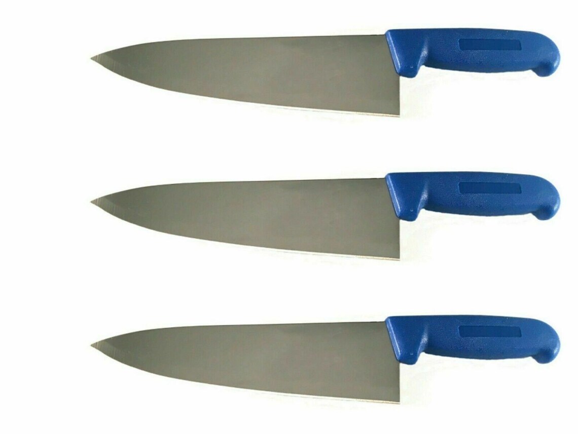 8 Blue Chef Knife Cozzini Cutlery Imports Commercial Etsy