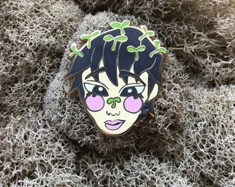 Aoki Japanese Boy Enamel Pin