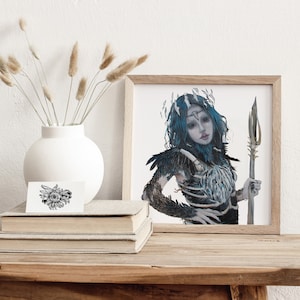 Huginn Art Print