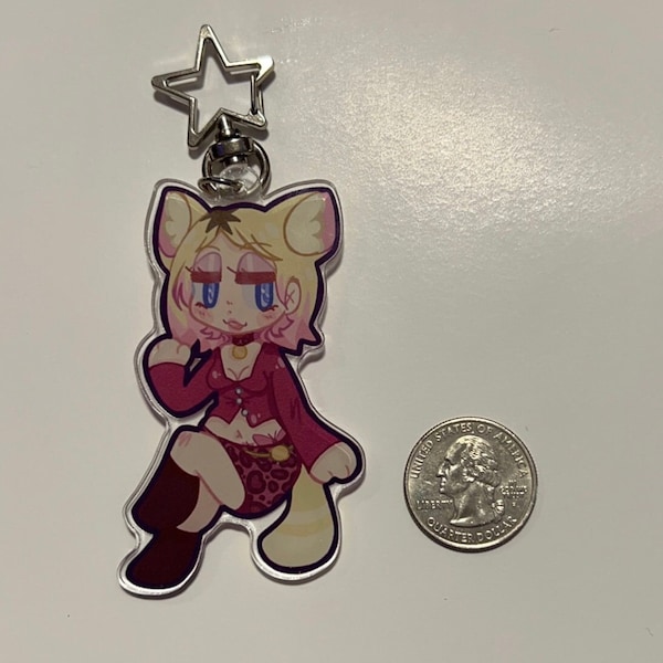 Cat Maria acrylic Charm