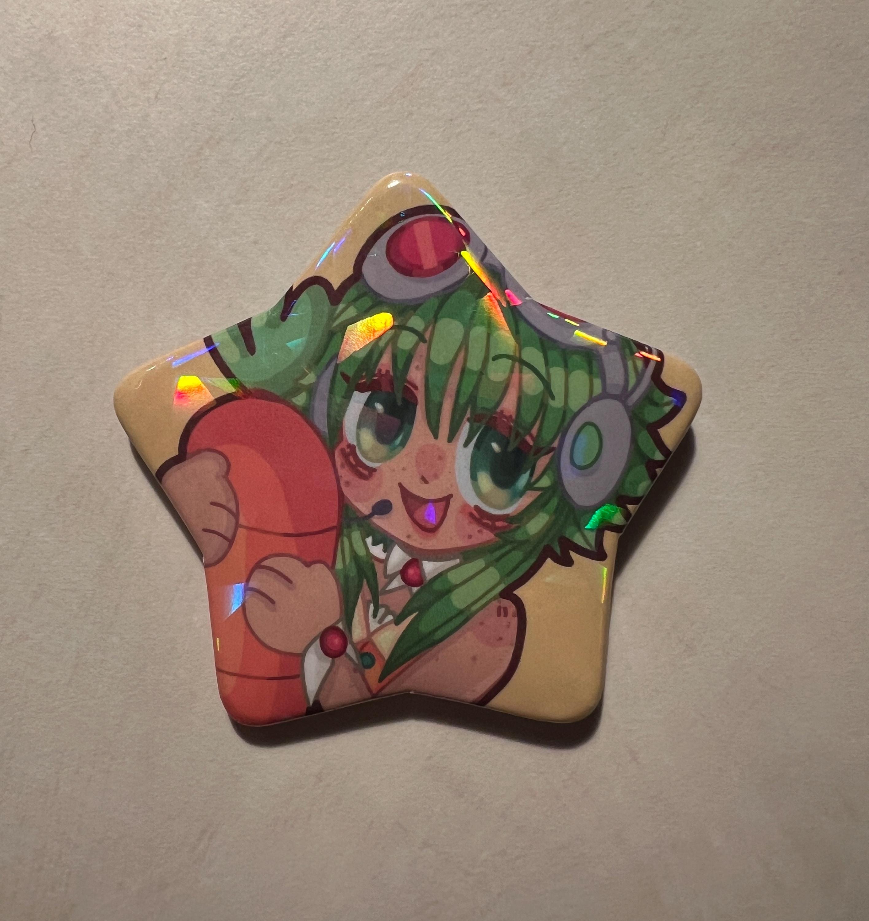 初音ミク マジカルミライ2017 巡音ルカ 缶バッジ Art by 村上ゆいち