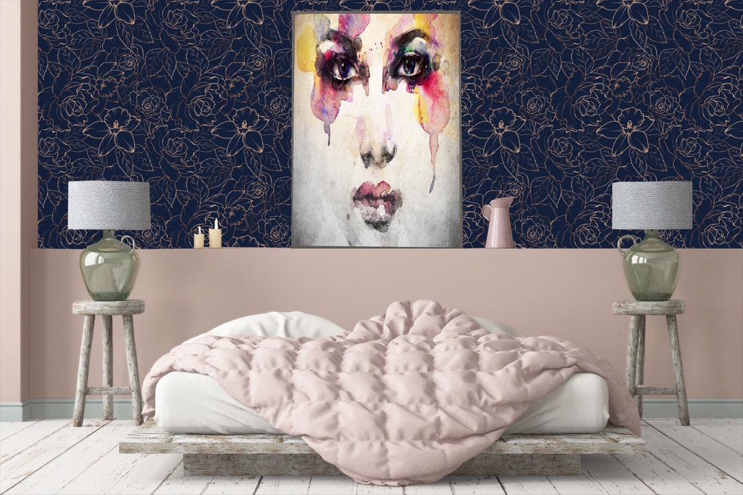 Rose Peony Daffodil Narcissus Bloom Blossom,removable Wallpaper Peonies