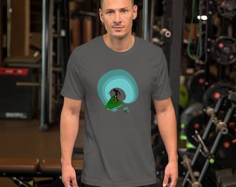 Herren Surf T-Shirt Eco Friendly Cotton S-2XL