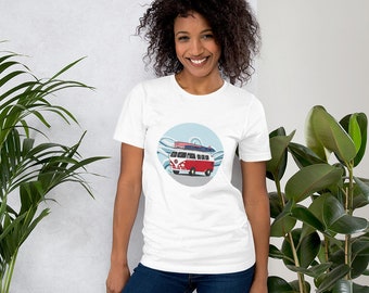 Rot Strand Van Frauen FUN T-Shirt (100% umweltfreundliche Baumwolle) Sommerkollektion XS-1X