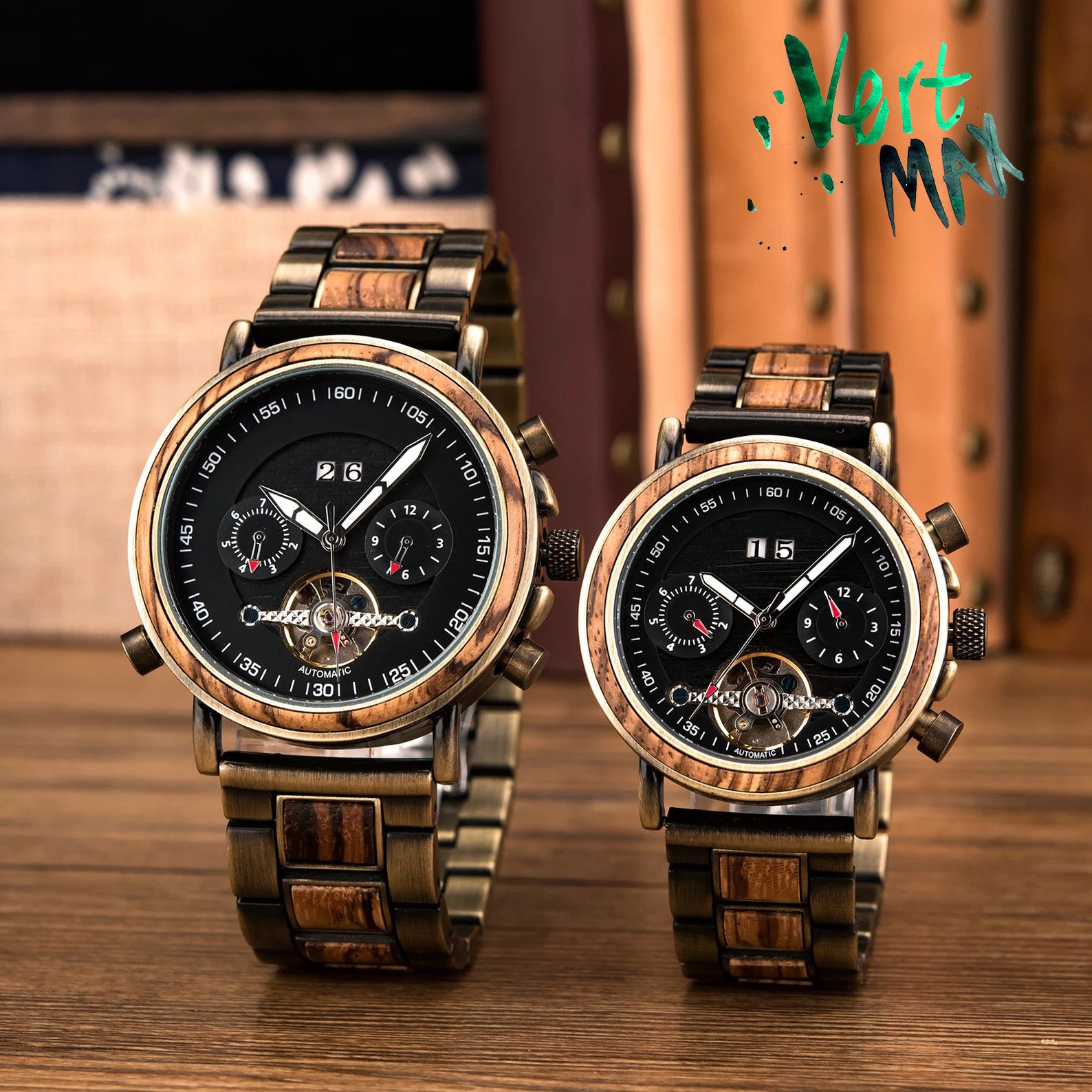 Armbanduhr für den Bräutigam aus Holz
