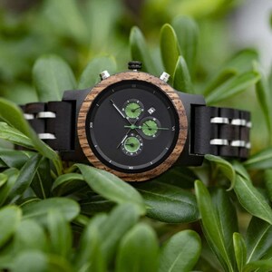 Minimalist Women's Watches Personalized Wooden Watch for women Engraving Unique Watch Anniversary Gift for her image 6