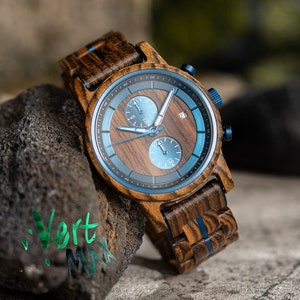 personalized wooden watch, Engraving men’s watches, bronze anniversary gift for men, man’s wood watch with custom engraved handwriting