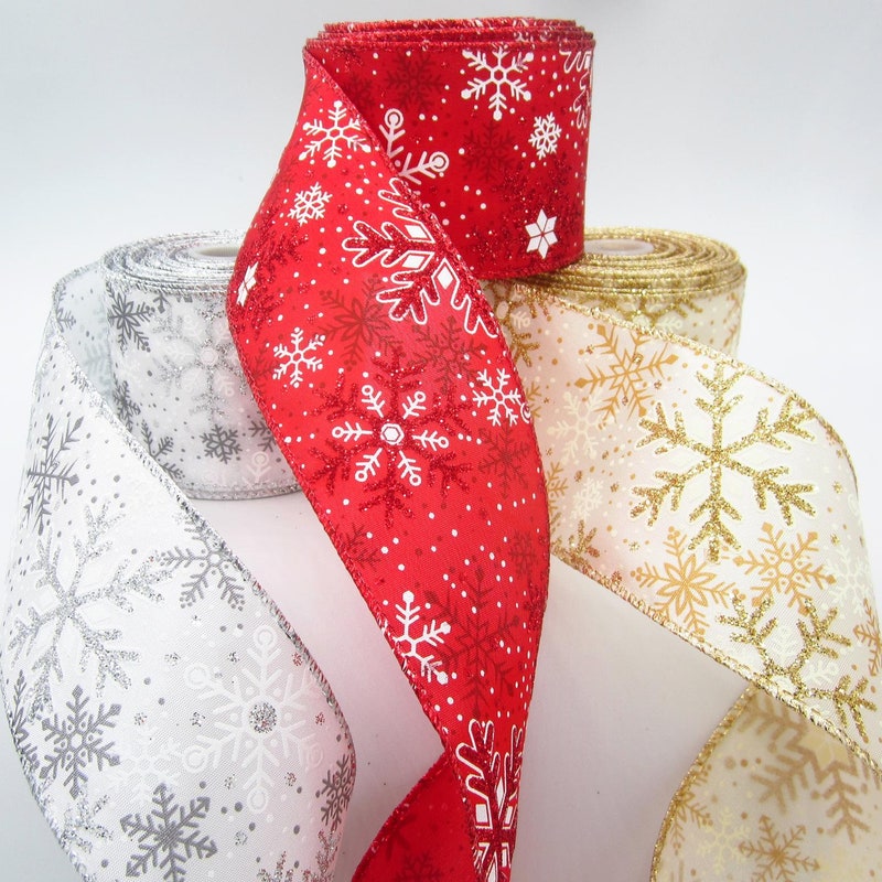 Snowflake Ribbon - Etsy