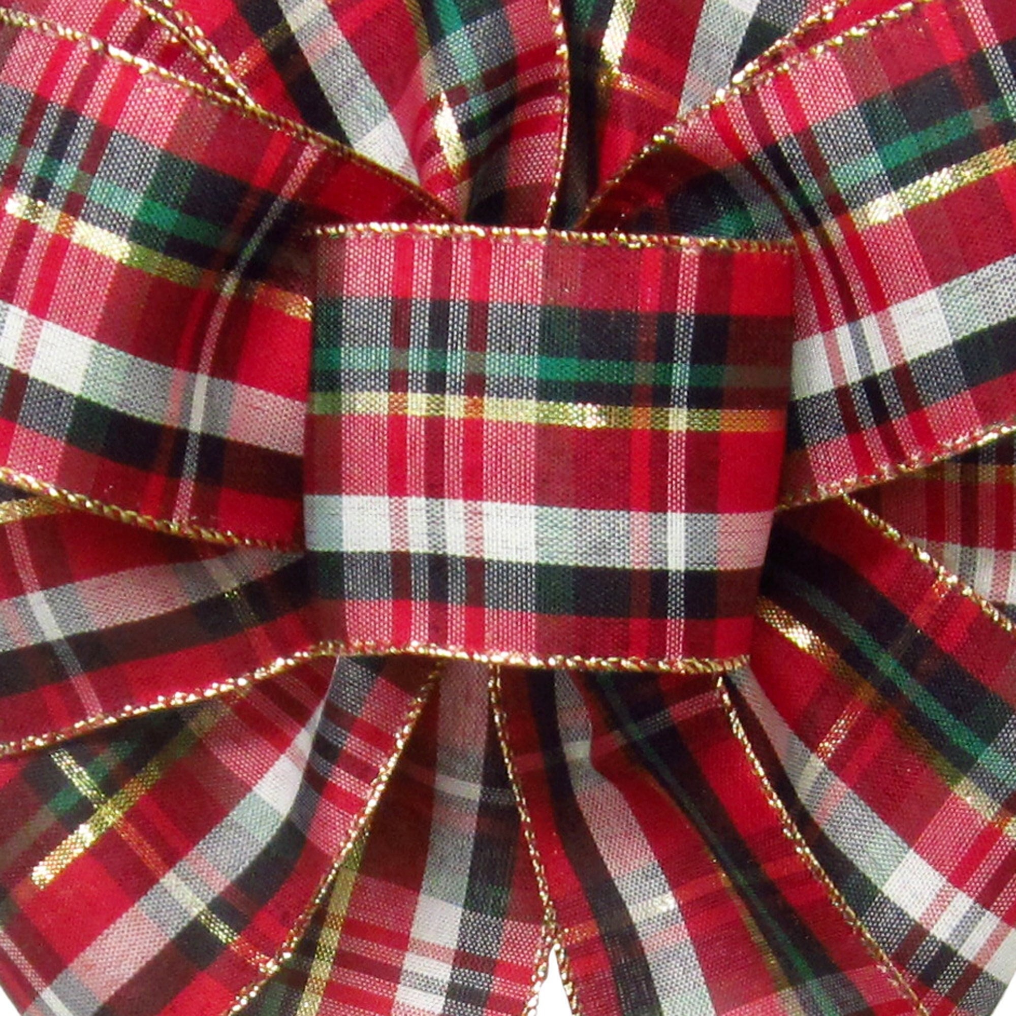 Plaid Christmas Ribbon 