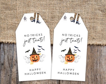 Halloween gift tag, Halloween downloadable, Halloween printables, Halloween Party