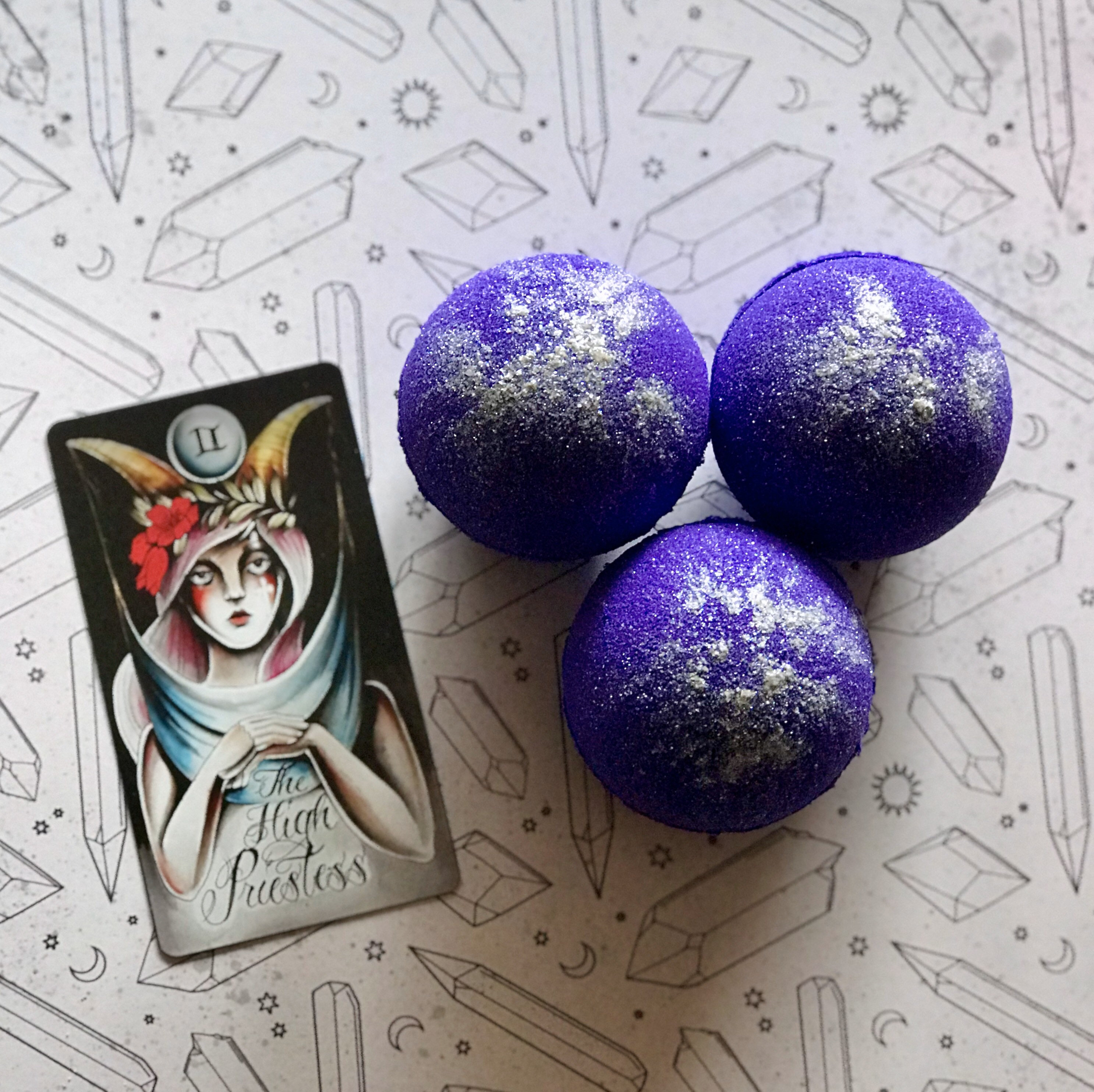 The High Priestess Tarot Bath Bomb | Tarot Magic | Witchy Bath Bombs