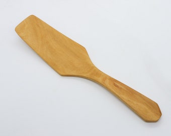 Italian Cake Pastry Spatula/ Olive wood 9.5" Personalizable