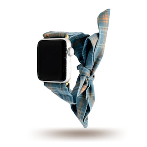 Fall Flannel Wrap Band for Apple Watch or Fitbit Versa - Dót Outfitters