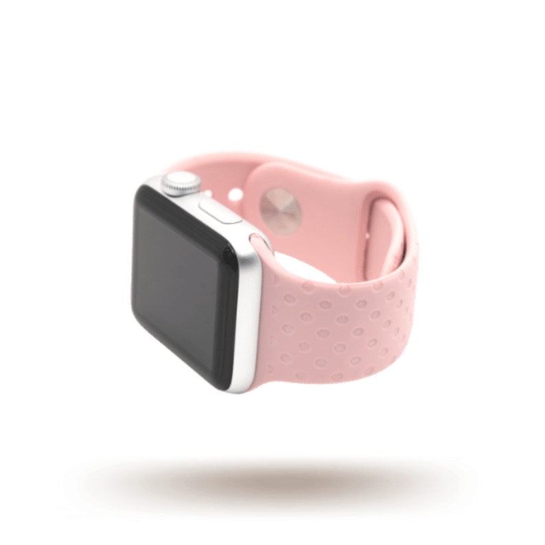 Polka Dot Watch Band | Engraved Watch Band | Silicone Watch Band | Compatible with Apple Series 6,5,4,3,2,1 | 38mm 40mm 42mm 44mm Bild 3