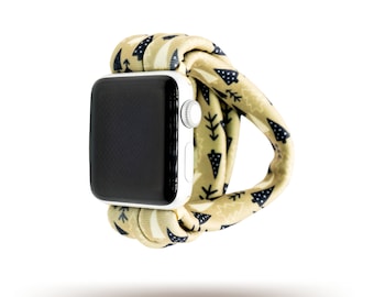 Earthy Pines Yoga Band® for Apple Watch Series (All), Samsung Galaxy, & Fitbit Versa, 38mm 40mm 41mm 42mm 44mm 45mm - Dót Outfitters