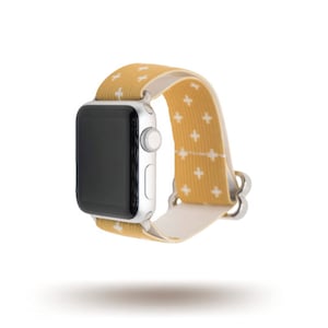 Golden Pluses | Adjustable Elastic | Apple Watch Series 1-7 | Fitbit Versa 1-3 | Samsung Galaxy | 38mm 40mm 41mm 42mm 44mm 45mm