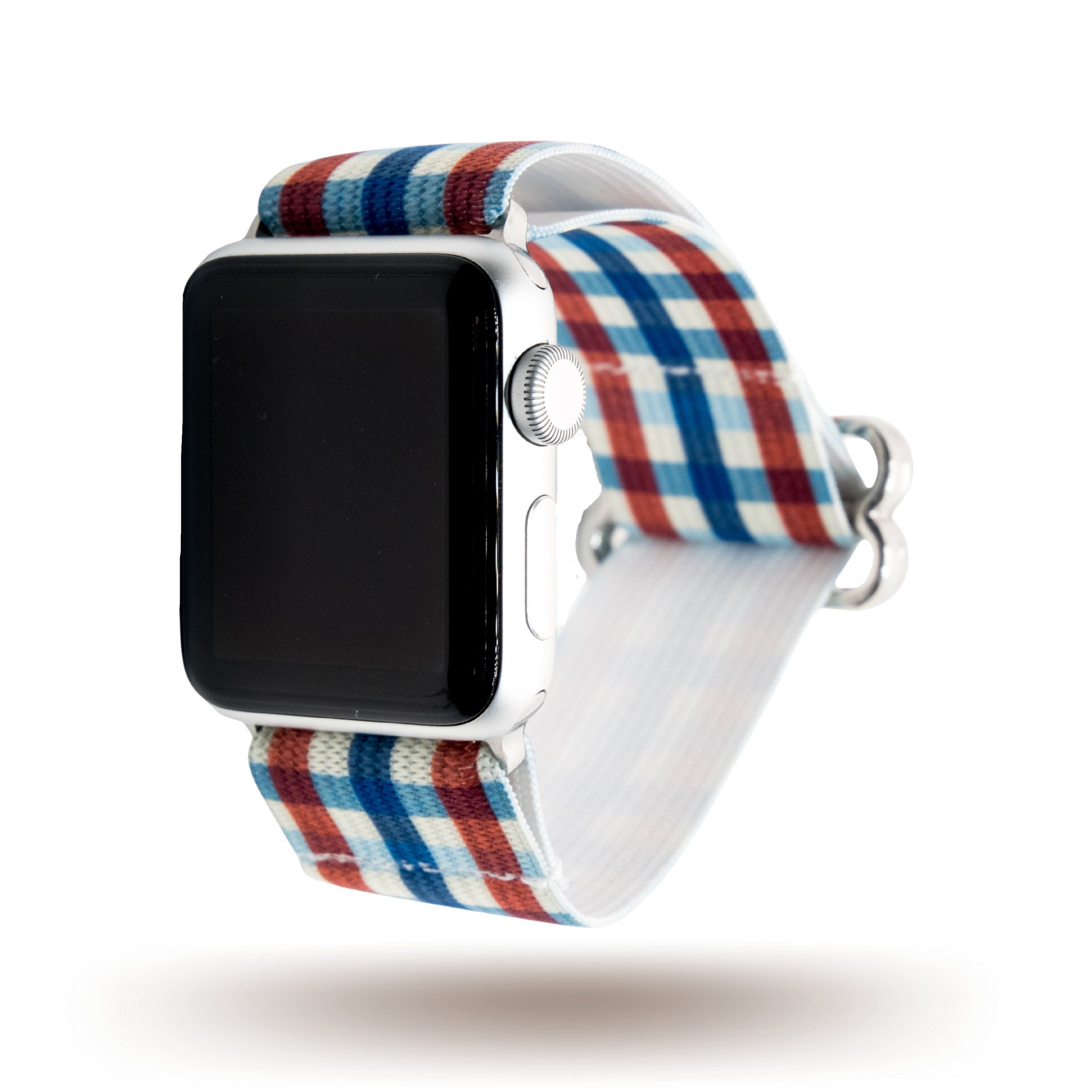 腕時計用ベルト・バンド LLOYD Apple Watch 38-41mm compatible Sweet Gingham Check App Americana Gingham | Adjustable Elastic | Apple Watch Series