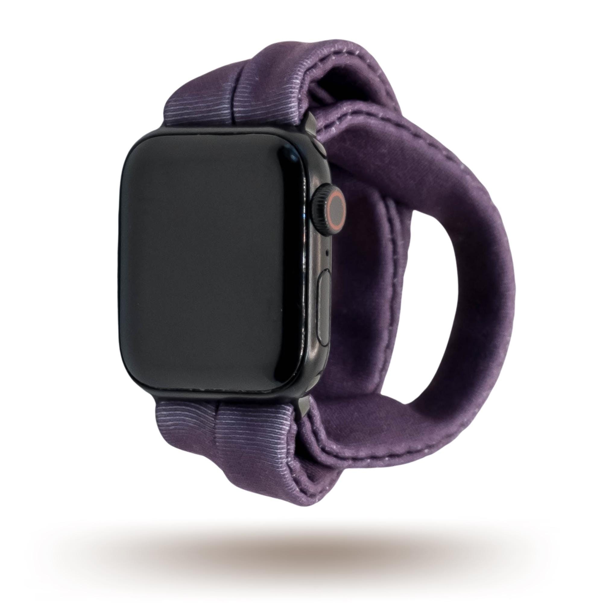 Apple Watch 7000 series. 38 mm. Purple watch band. Amazon.com: Sport Silicone Band Compatible with Apple Watch  main image 3