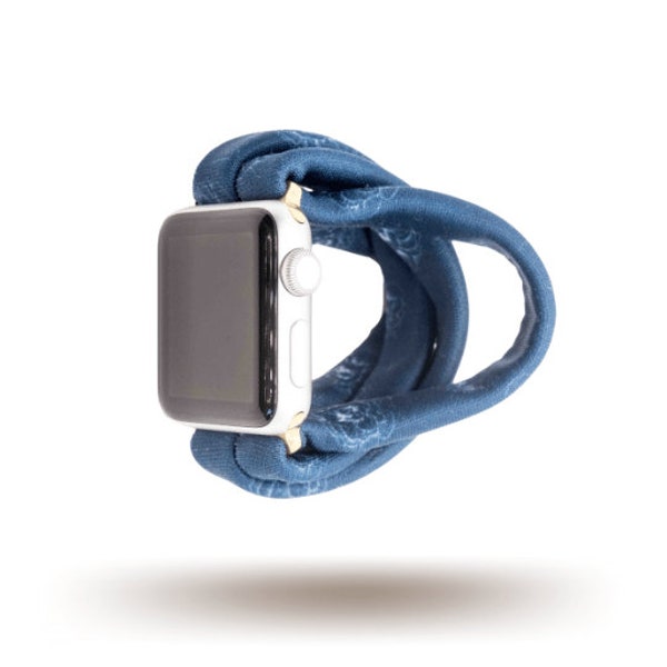 Indigo Rose Yoga Band™ Women's Apple Watch Series 1-7, Fitbit Versa 1-3, Samsung Galaxy, 38mm 40mm 41mm 42mm 44mm 45mm - Dót Outfitters