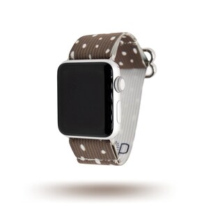 Hot Cocoa | Adjustable Elastic | Apple Watch Series 1-7 | Fitbit Versa 1-3 | Samsung Galaxy | 38mm 40mm 41mm 42mm 44mm 45mm