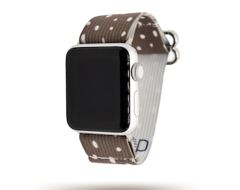 Hot Cocoa | Adjustable Elastic | Apple Watch Series 1-7 | Fitbit Versa 1-3 | Samsung Galaxy | 38mm 40mm 41mm 42mm 44mm 45mm
