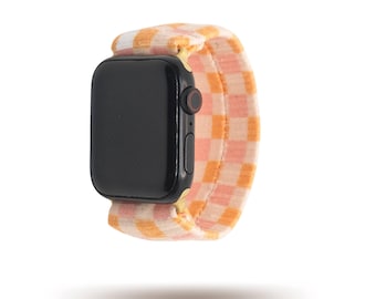 Modern Checkers Zen Yoga Band® for Apple Watch Series All Versions, Fitbit Versa 1-3, Samsung Galaxy, 38mm 40mm 41mm 42mm 44mm 45mm 46mm