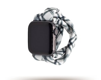Yule Plaid Yoga Band® for Apple Watch Series (All), Samsung Galaxy, & Fitbit Versa, 38mm 40mm 41mm 42mm 44mm 45mm - Dót Outfitters