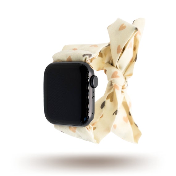 Hearts & Cream Wrap Band for Apple Watch Series 1, 2, 3, 4  display picture 1