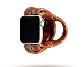 Copper Bloom Yoga Band® for Apple Watch Series (All), Samsung Galaxy, & Fitbit Versa, 38mm 40mm 41mm 42mm 44mm 45mm - Dót Outfitters