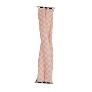 Blush Checkers Yoga Band® for Apple Watch Series (All), Samsung Galaxy, & Fitbit Versa, 38mm 40mm 41mm 42mm 44mm 45mm - Dót Outfitters