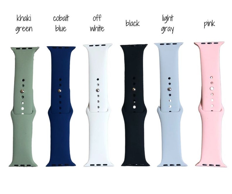 Polka Dot Watch Band | Engraved Watch Band | Silicone Watch Band | Compatible with Apple Series 6,5,4,3,2,1 | 38mm 40mm 42mm 44mm Bild 8