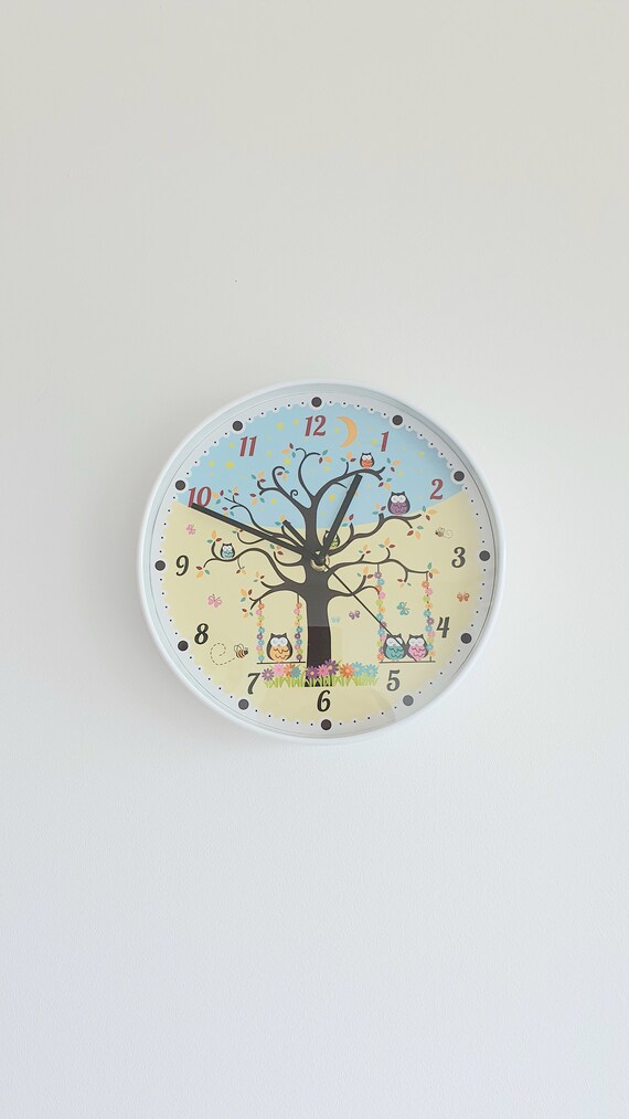 Colourful Owl In Playground Theme Home Decor Wall Clock For - Colorful Owl Wall Clocks Colourful Owl In Playground Theme Home Decor Wall Clock For - Colorful Owl Wall Clocks