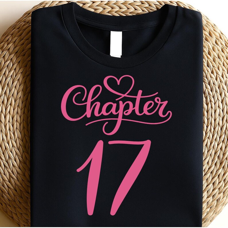 17th Birthday Girl Shirt PNG & SVG: 17 Years Old Est. 2009 Coquette Bow ...