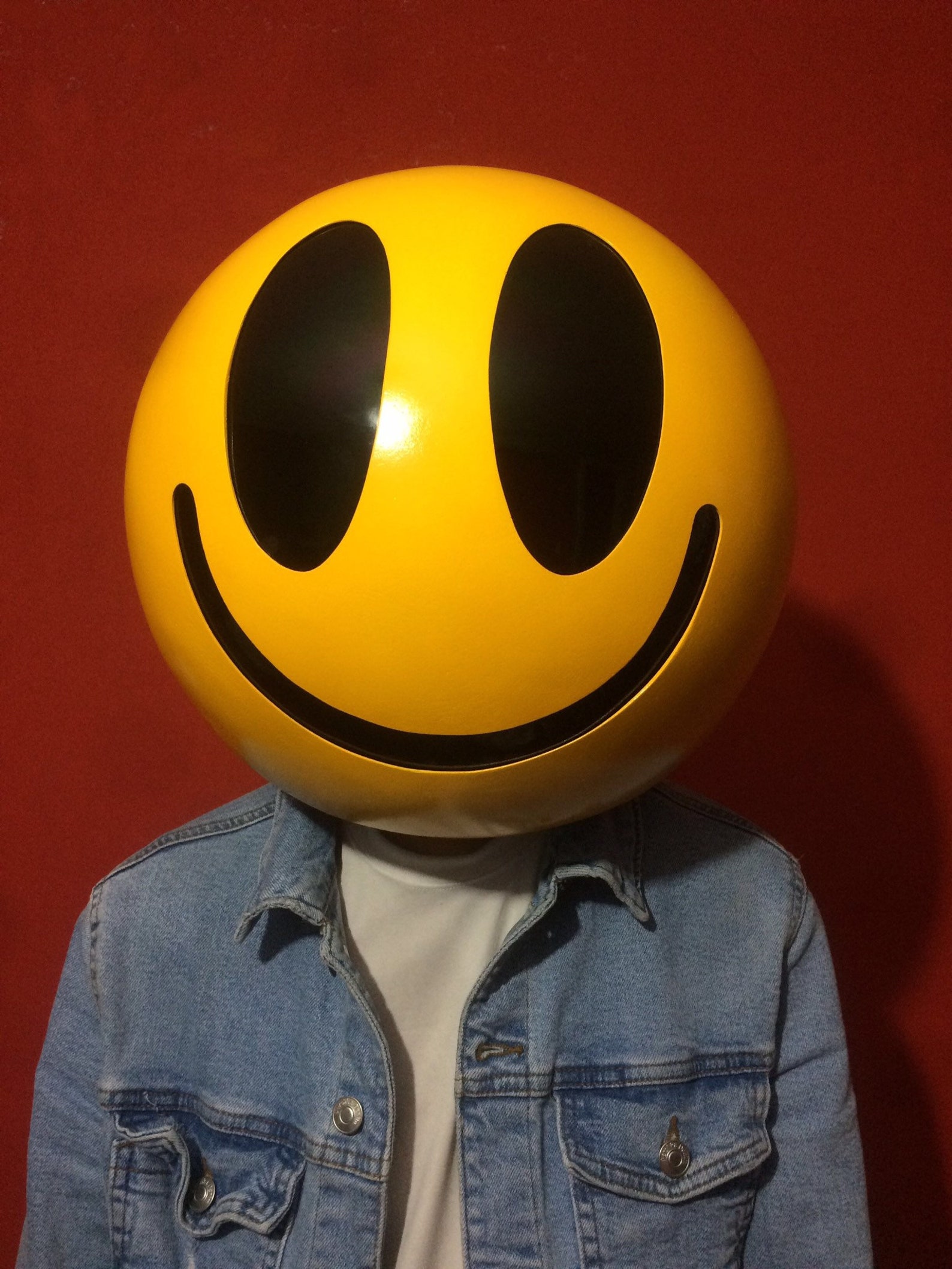 Smiley face helmet emoji Etsy