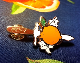 Orange Blossoms - 2" Hard Enamel Fandom Pin - Jim Jimenez - Nasza flaga oznacza śmierć